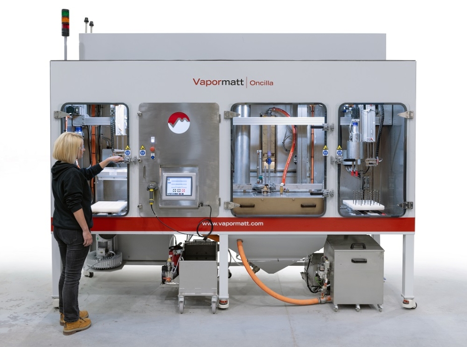 Vapormatt Oncilla automatic wet blasting machine